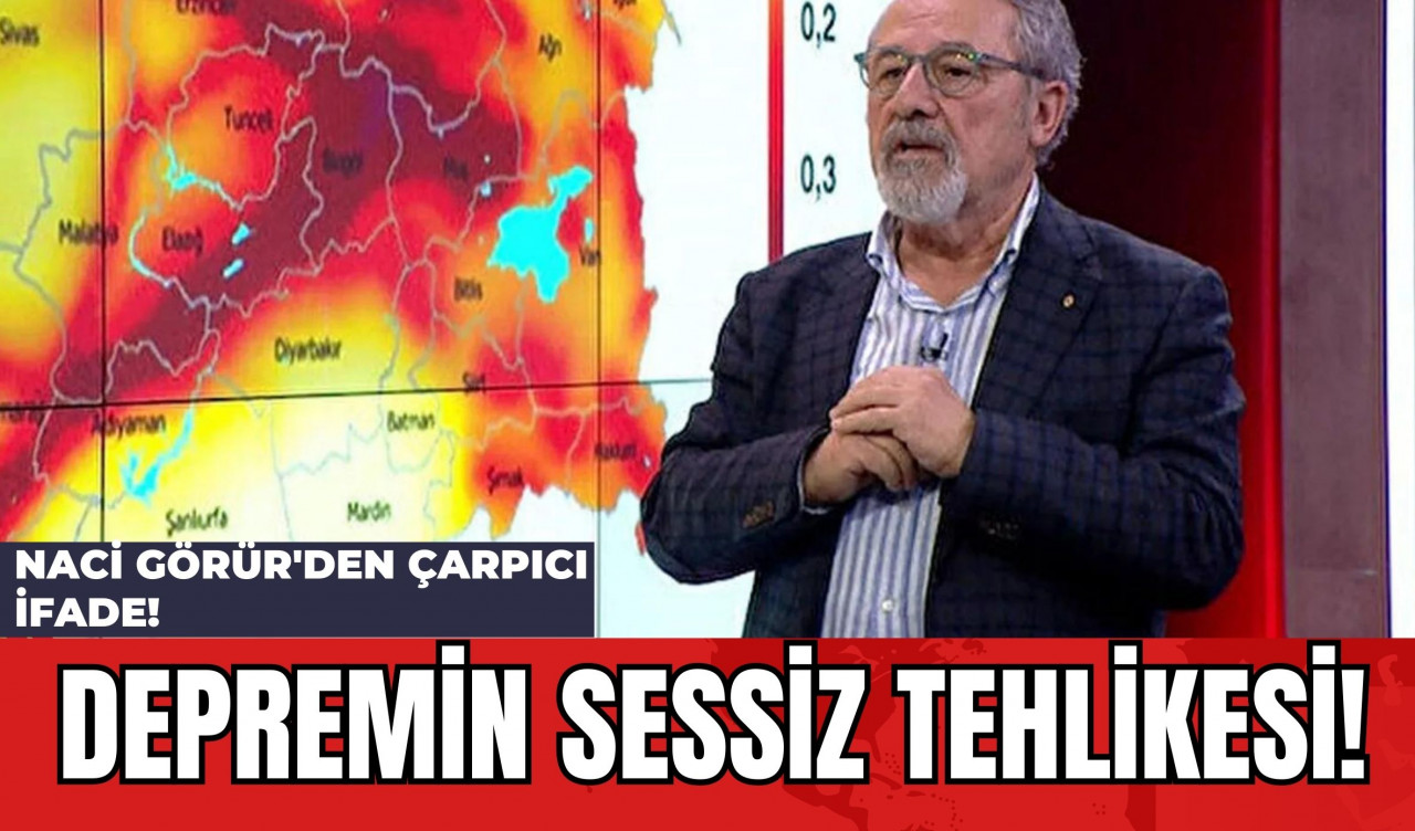 Naci Görür'den Çarpıcı İfade!  Depremin Sessiz Tehlikesi!