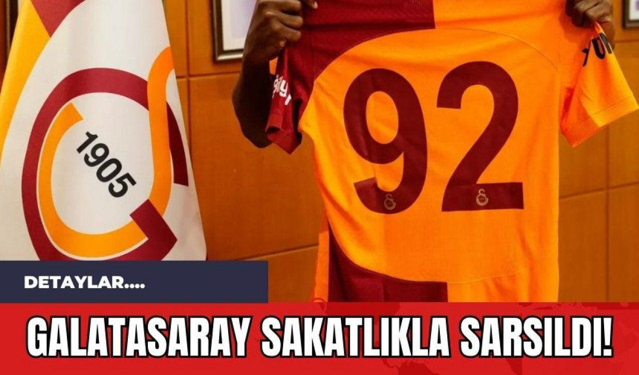 Galatasaray Sakatlıkla Sarsıldı!