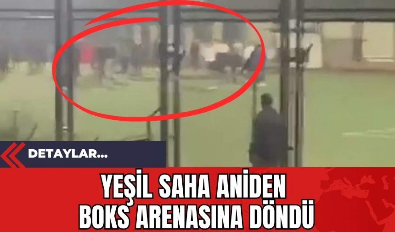 Yeşil Saha Aniden Boks Arenasına Döndü