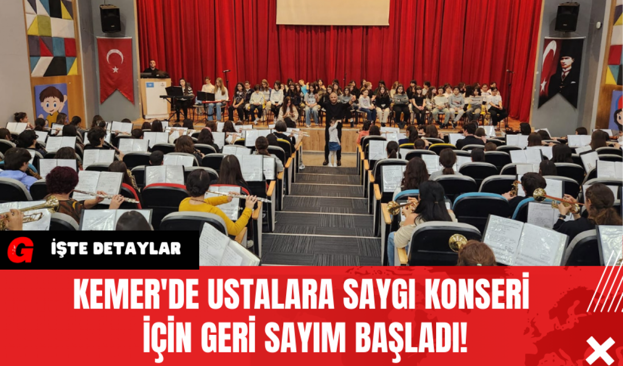 Kemer'de Ustalara Saygı Konseri İçin Geri Sayım Başladı!