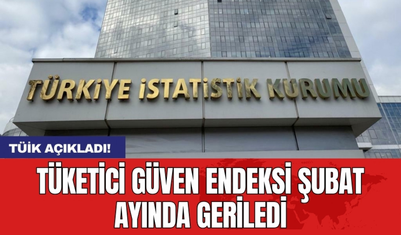 Tüketici Güven Endeksi Şubat ayında geriledi