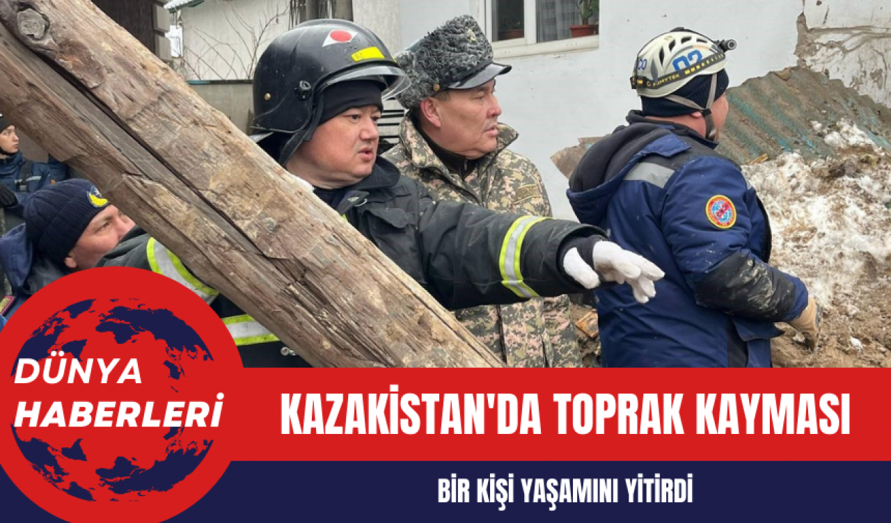 Kazakistan'da Toprak Kayması: Bir Kişi Yaşamını Yitirdi