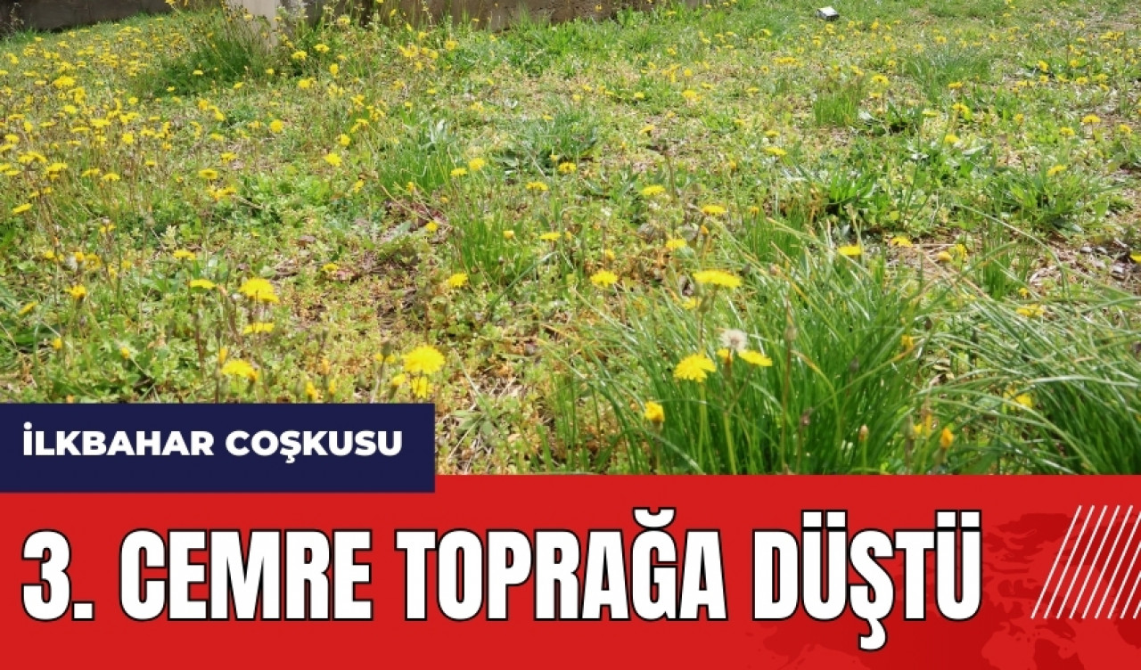 3. cemre toprağa düştü!