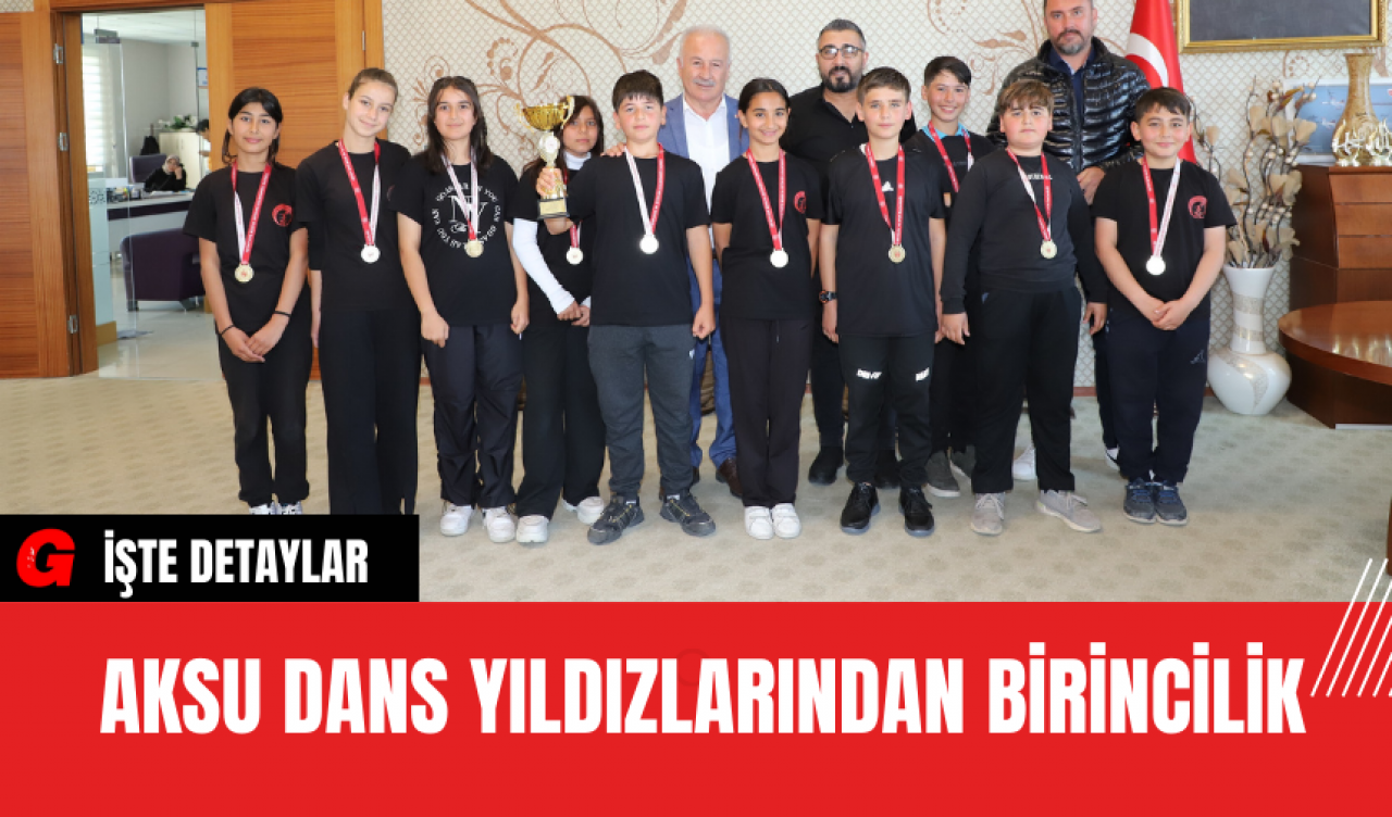 Aksu Dans Yıldızlarından Birincilik