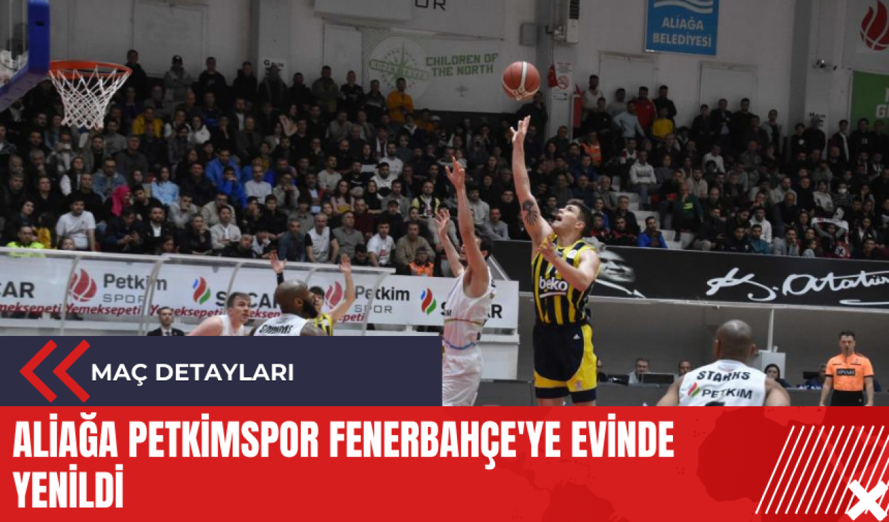 Aliağa Petkimspor Fenerbahçe'ye evinde yenildi