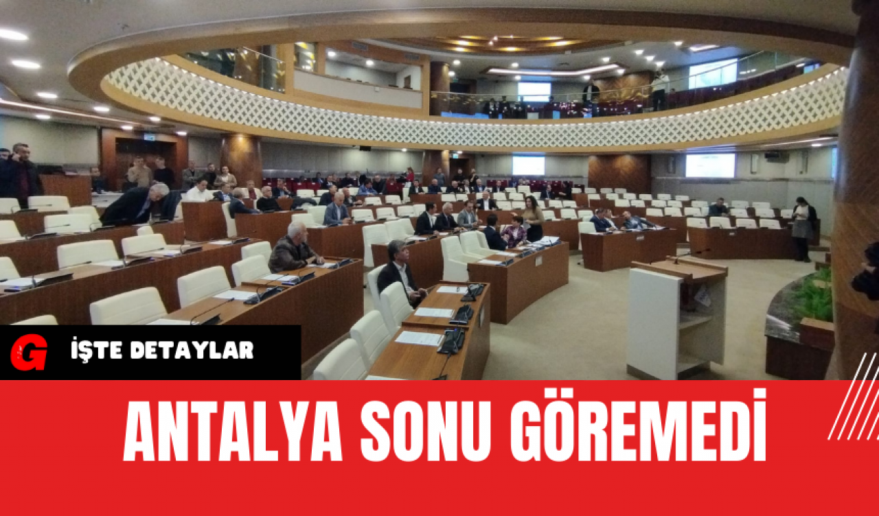 Antalya Sonu Göremedi