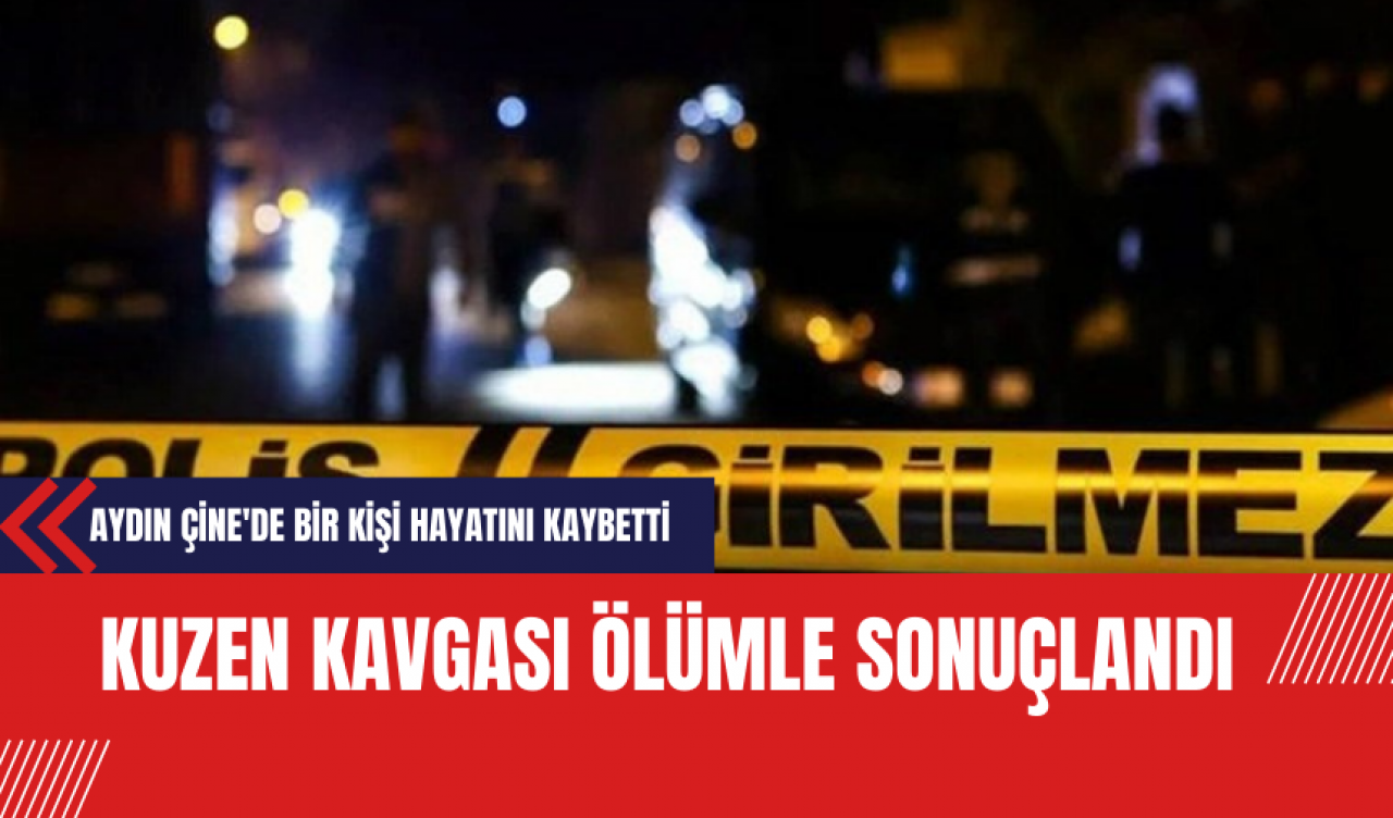 Kuzen Kavgası Ölümle Sonuçlandı: Aydın Çine'de Bir Kişi Hayatını Kaybetti