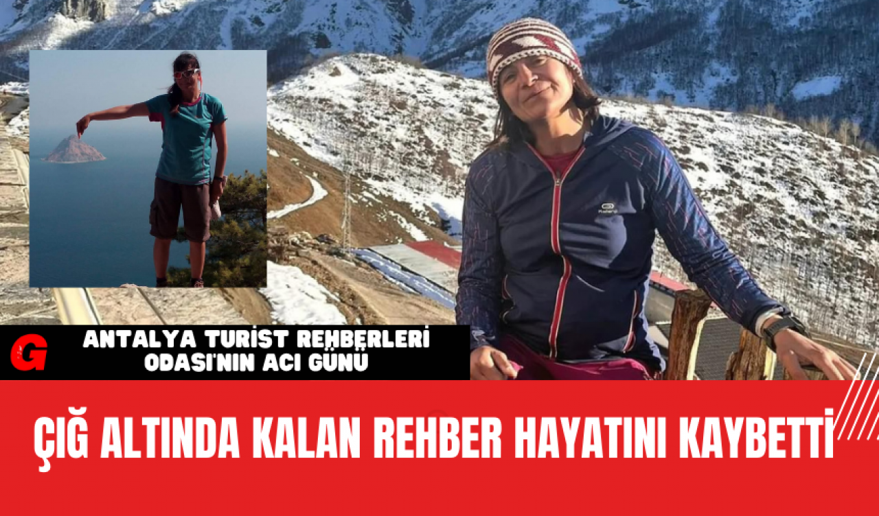 Çığ Altında Kalan Rehber Hayatını Kaybetti