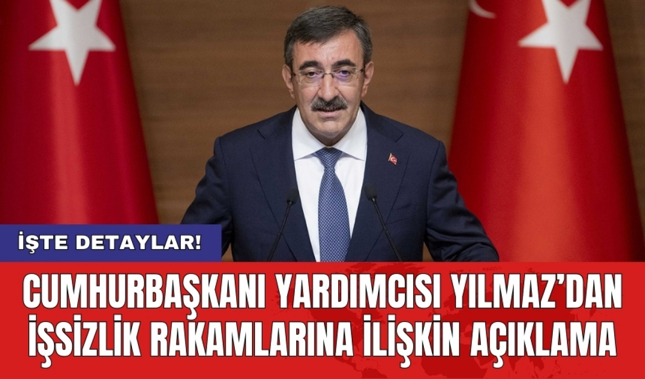 Cumhurbaşkanı Yardımcısı Yılmaz’dan işsizlik rakamlarına ilişkin açıklama