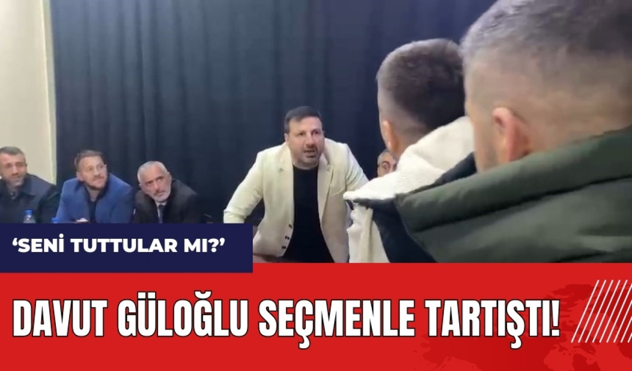 Davut Güloğlu seçmenle tartıştı!