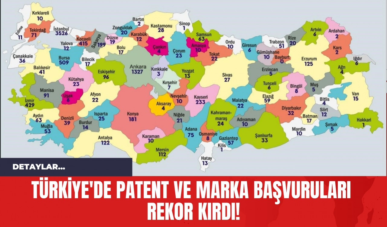 Türkiye'de Patent ve Marka Başvuruları Rekor Kırdı!