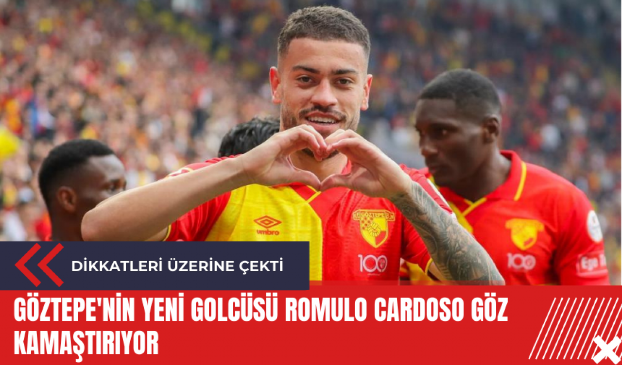 Göztepe'nin yeni golcüsü Romulo Cardoso göz kamaştırıyor