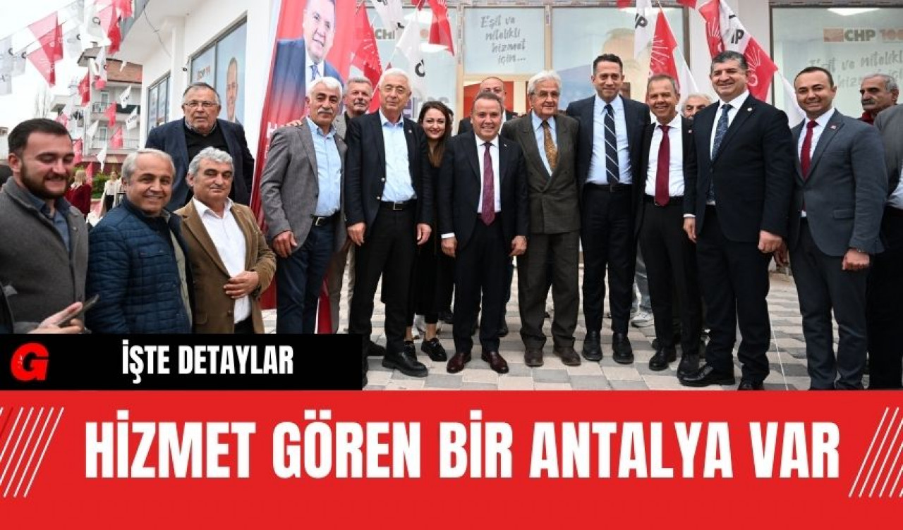 Hizmet gören bir Antalya var