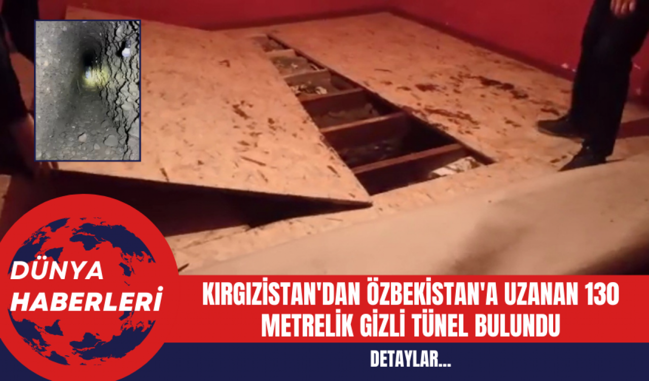 Uzanan 130 Metrelik Gizli Tünel Bulundu