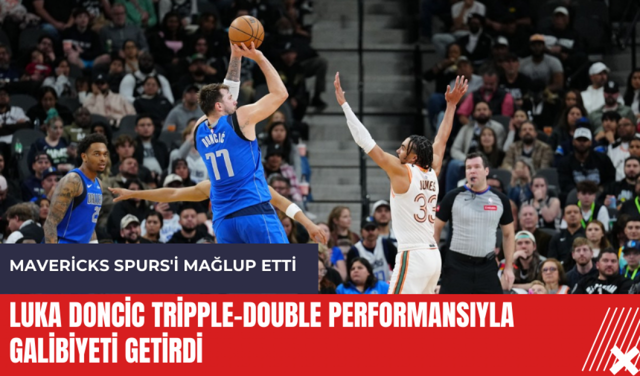 Luka Doncic tripple-double performansıyla galibiyeti getirdi