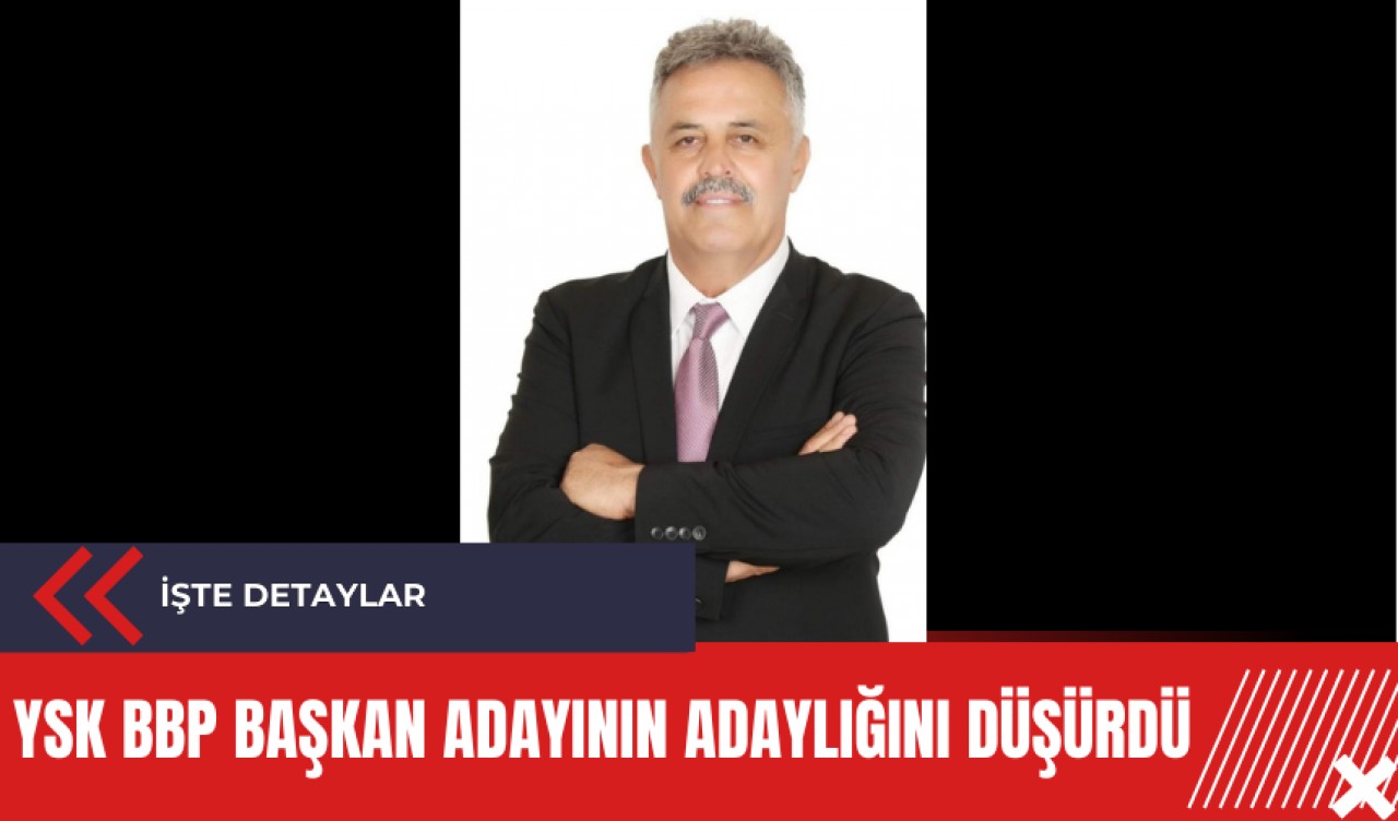 YSK BBP başkan adayının adaylığını düşürdü