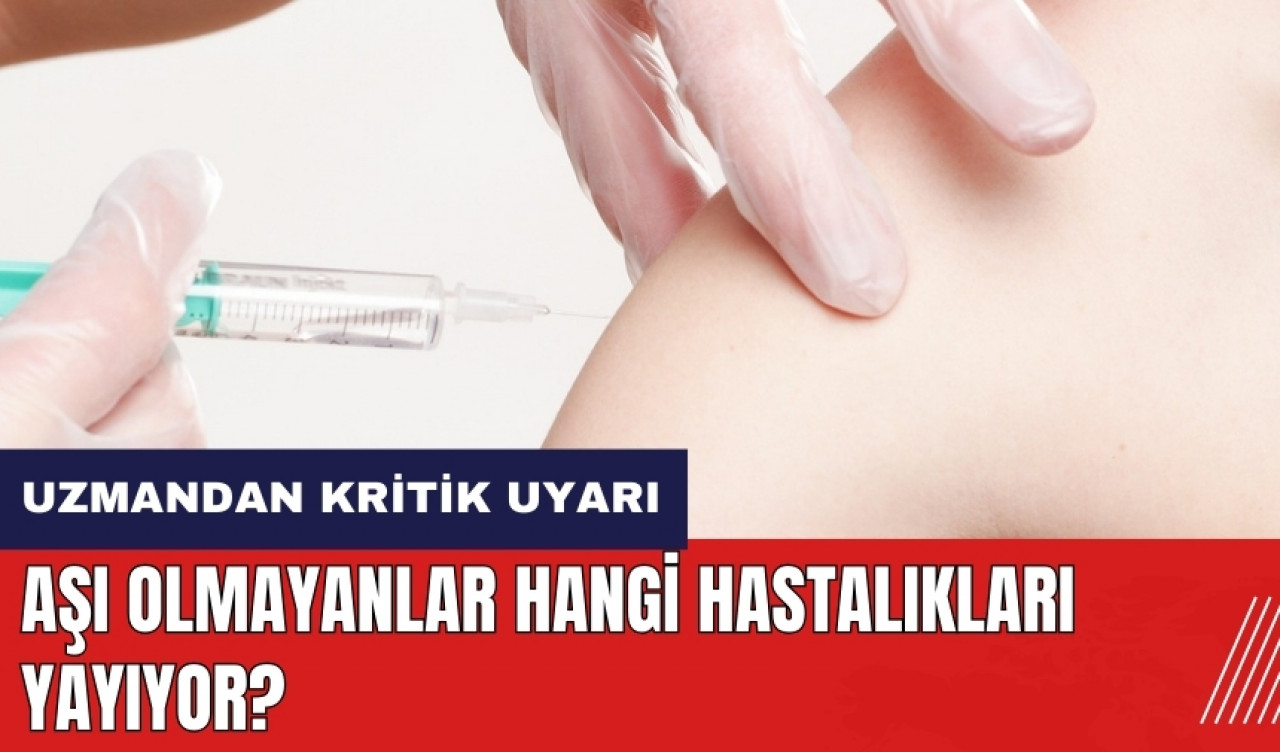 Aşı olmayanlar hangi hastalıkları yayıyor?