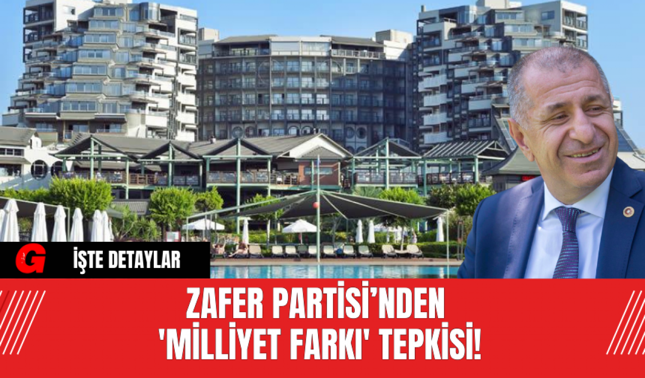 Zafer Partisi’nden 'Milliyet Farkı' Tepkisi!