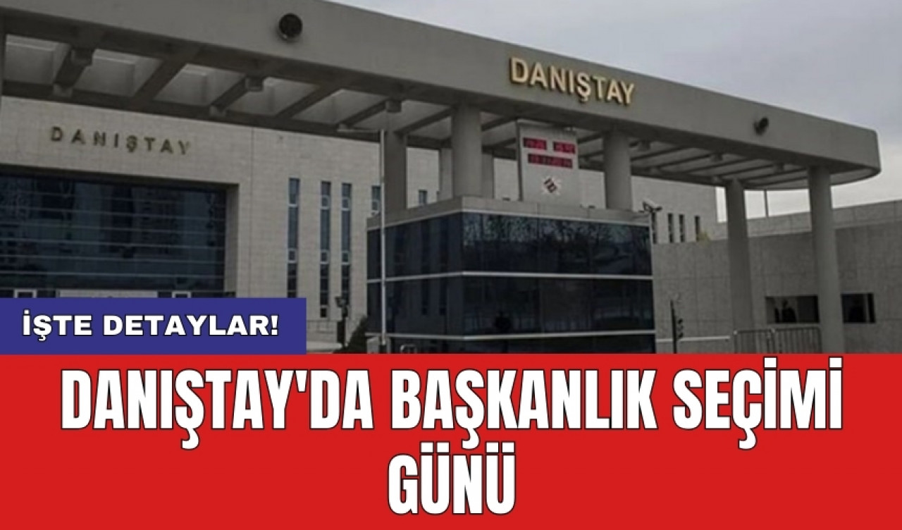 Danıştay'da başkanlık seçimi günü