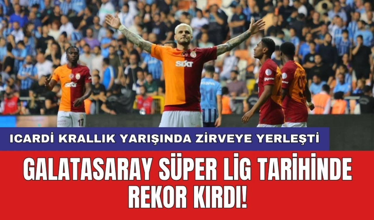 Galatasaray Süper Lig tarihinde rekor kırdı!