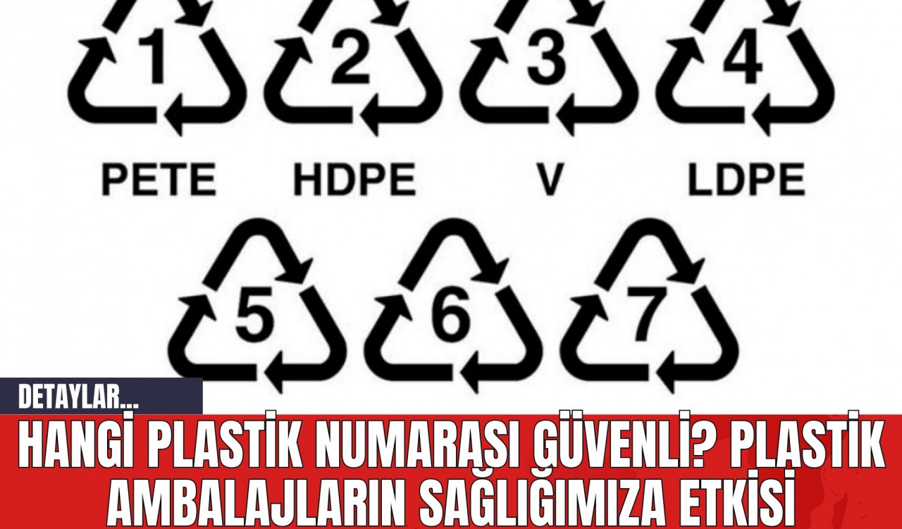 Hangi Plastik Numarası Güvenli? Plastik Ambalajların Sağlığımıza Etkisi