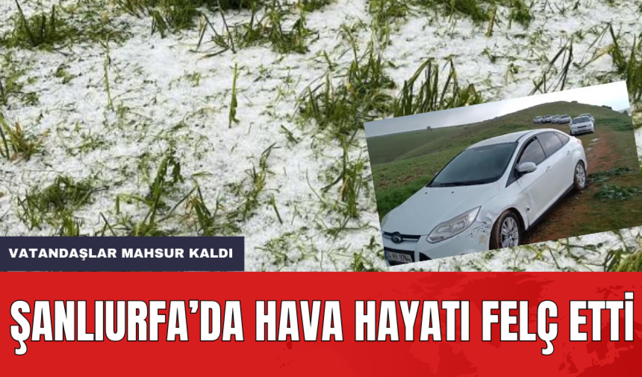 Şanlıurfa'da Fırtına Hayatı Felç Etti