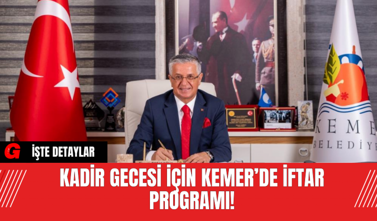 Kadir Gecesi İçin Kemer’de İftar Programı!