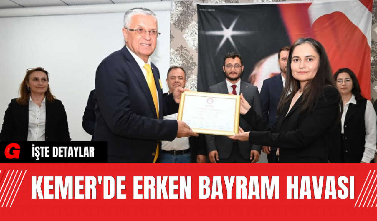 Kemer'de Erken Bayram Havası