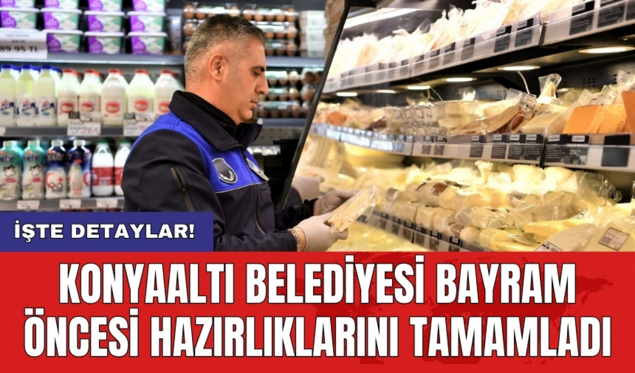 Konyaaltı Belediyesi bayram öncesi hazırlıklarını tamamladı