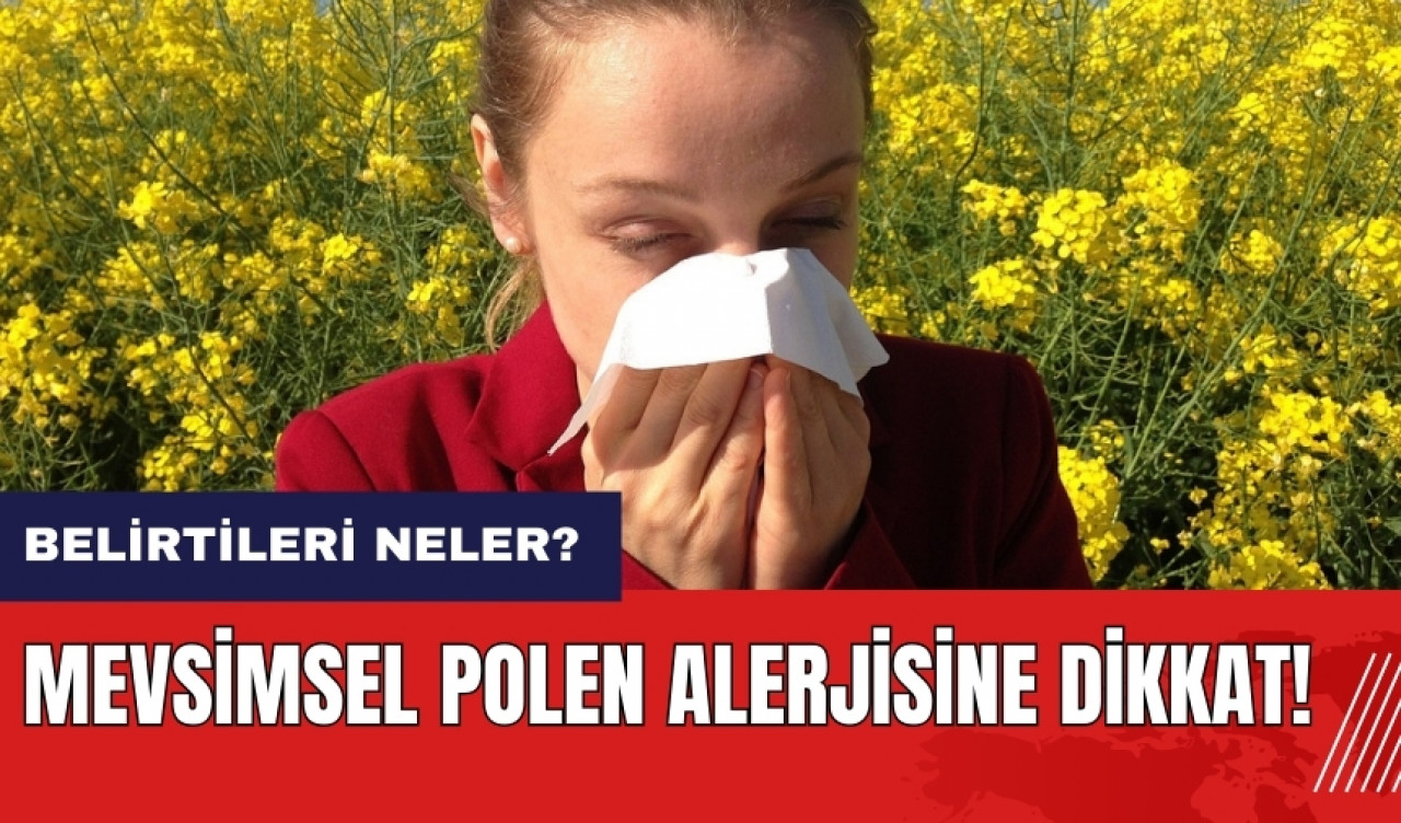 Mevsimsel polen alerjisine dikkat! Polen alerjisi belirtileri neler?