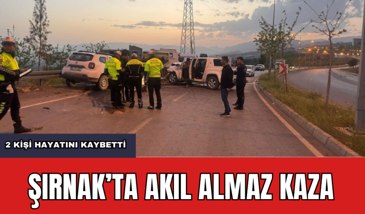 Şırnak'ta Akıl Almaz Kaza! Ortalığı Kan Götürdü