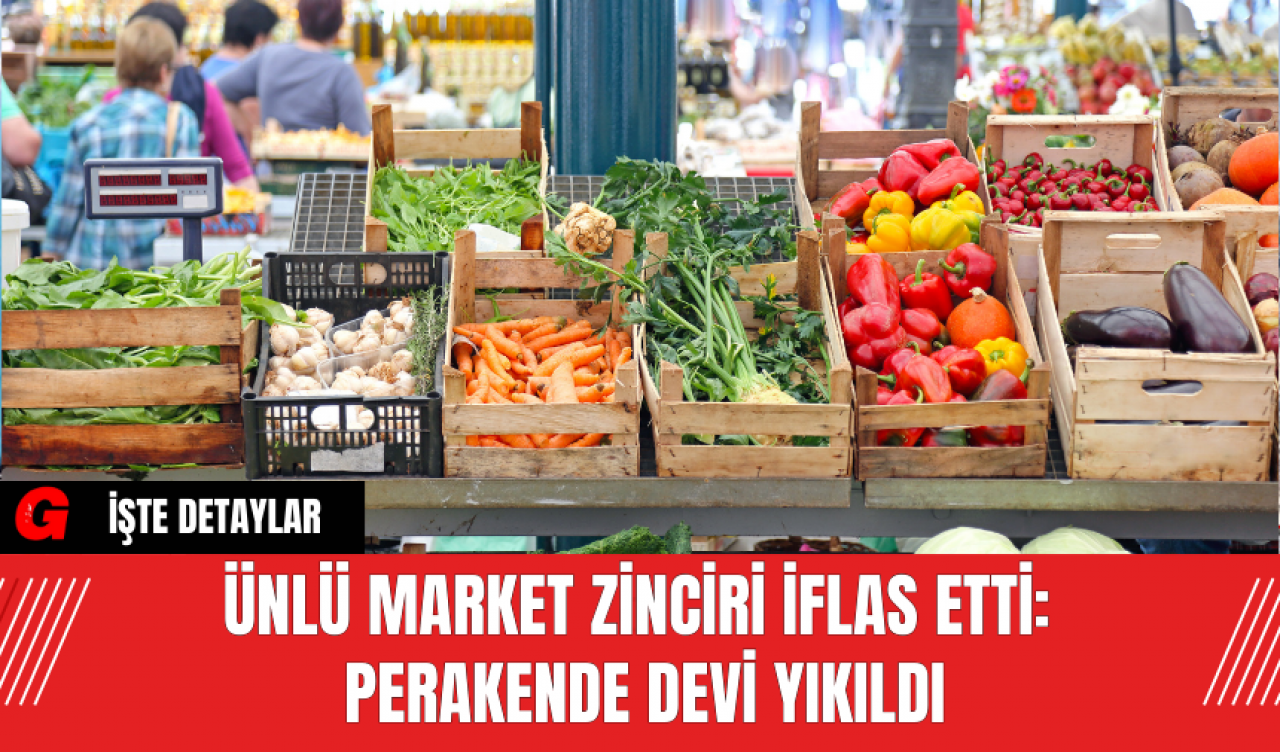 Ünlü Market Zinciri İflas Etti: Perakende Devi Yıkıldı