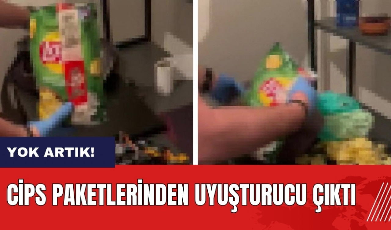 Yok artık! Cips paketlerinden uy*şturucu çıktı