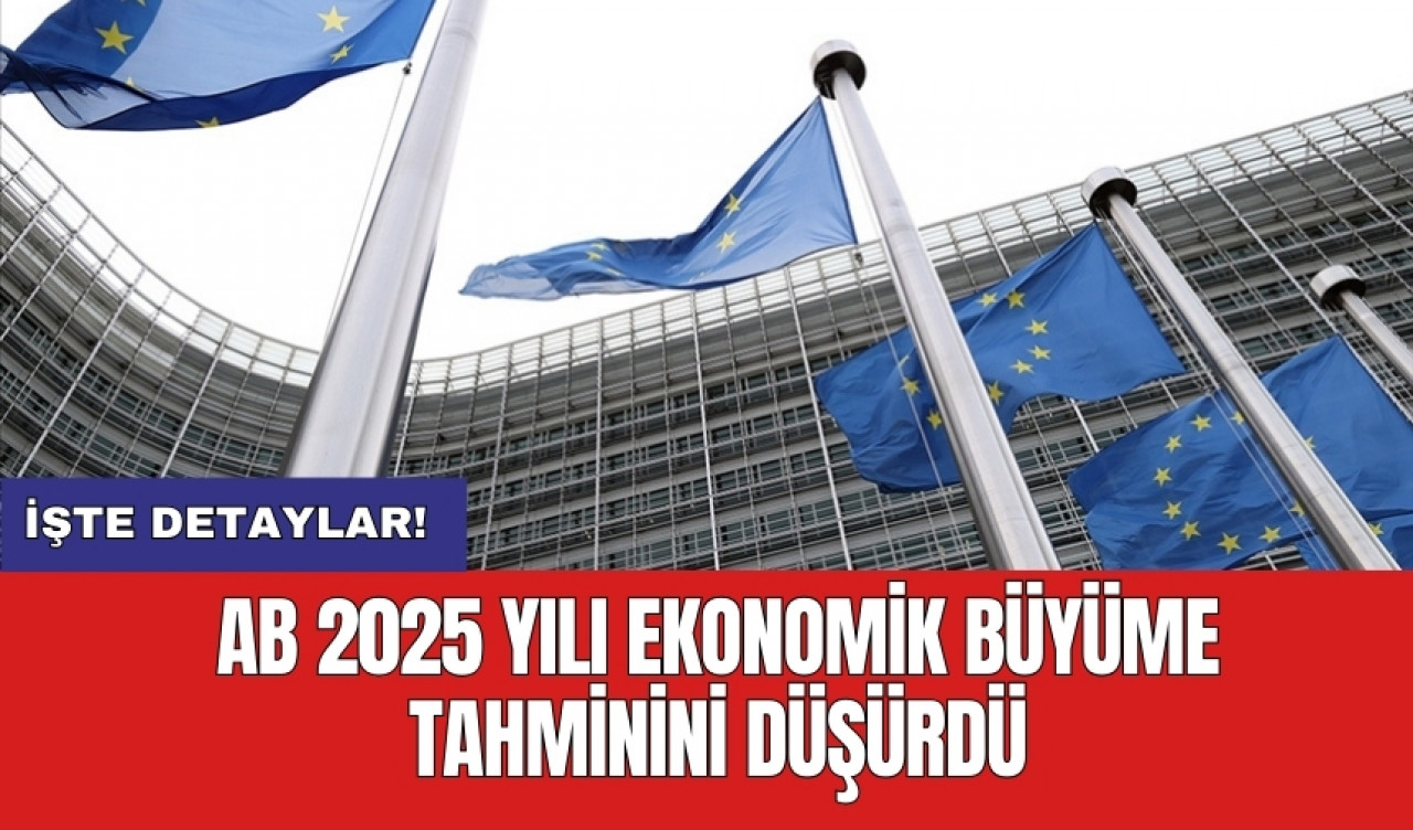 AB 2025 yılı ekonomik büyüme tahminini düşürdü