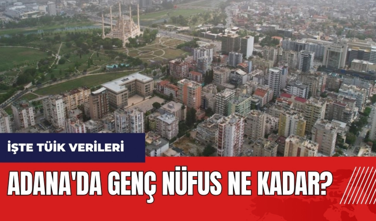 Adana'da genç nüfus ne kadar? Adana'nın ne kadarı genç?