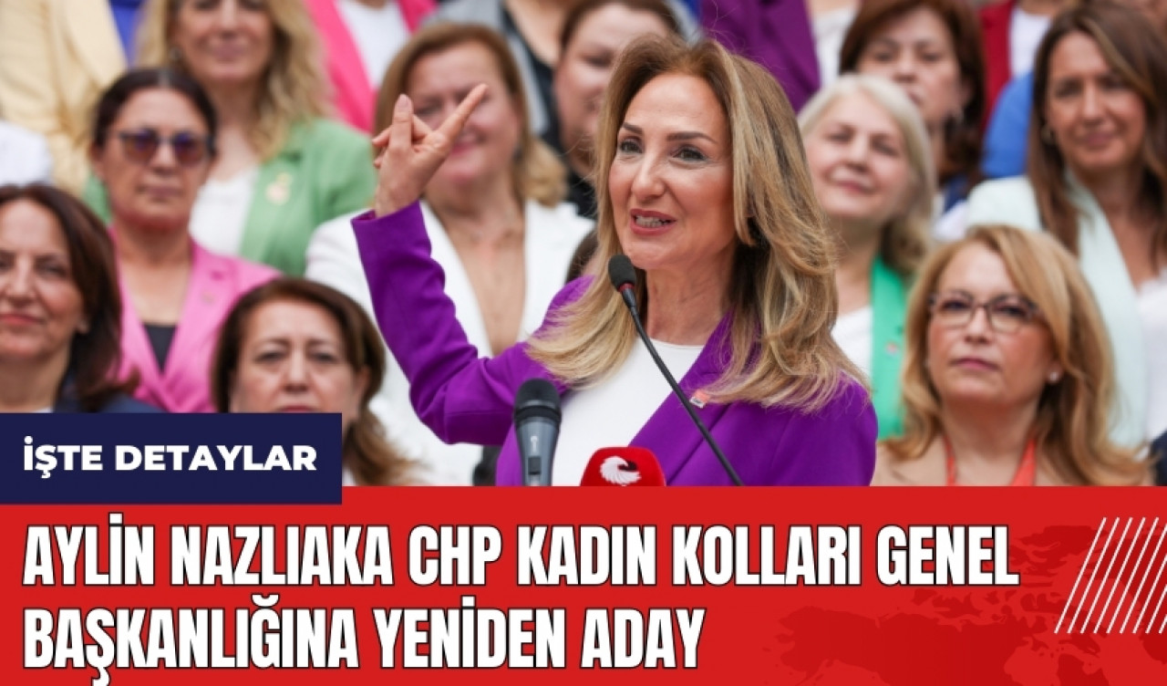 Aylin Nazlıaka CHP Kadın Kolları Genel Başkanlığına yeniden aday