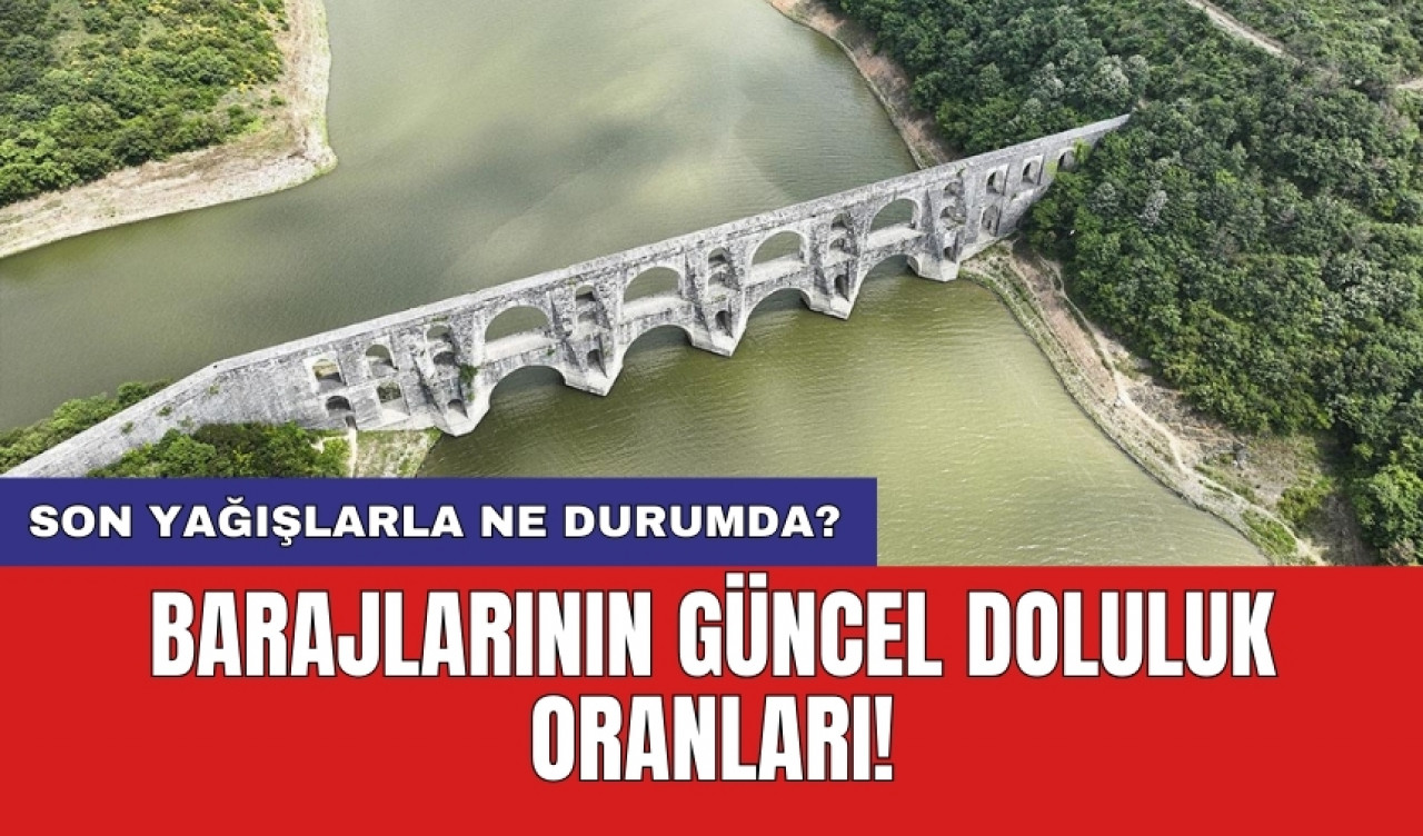 Barajlarının güncel doluluk oranları! Son yağışlarla ne durumda?