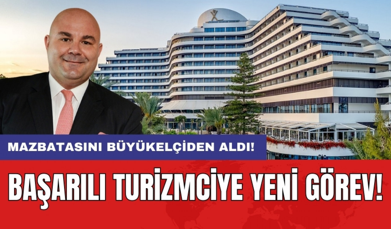 Başarılı turizmciye yeni görev!