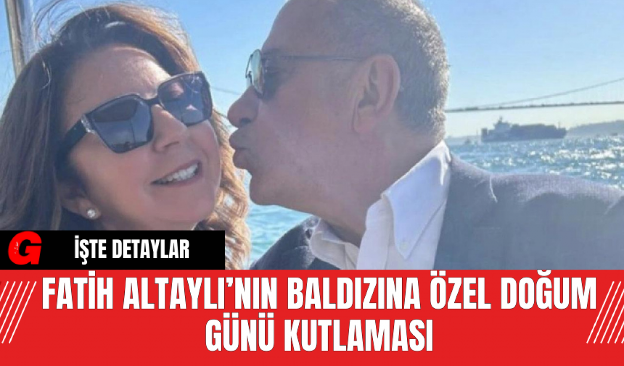 Fatih Altaylı’nın Baldızına Özel Doğum Günü Kutlaması