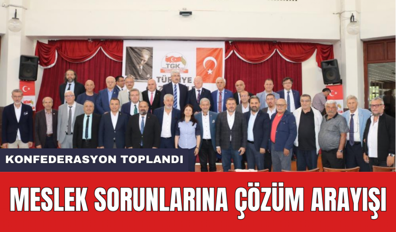 Gazeteciler Konfederasyonu'nun Meslek Sorunlarına Çözüm Arayışı