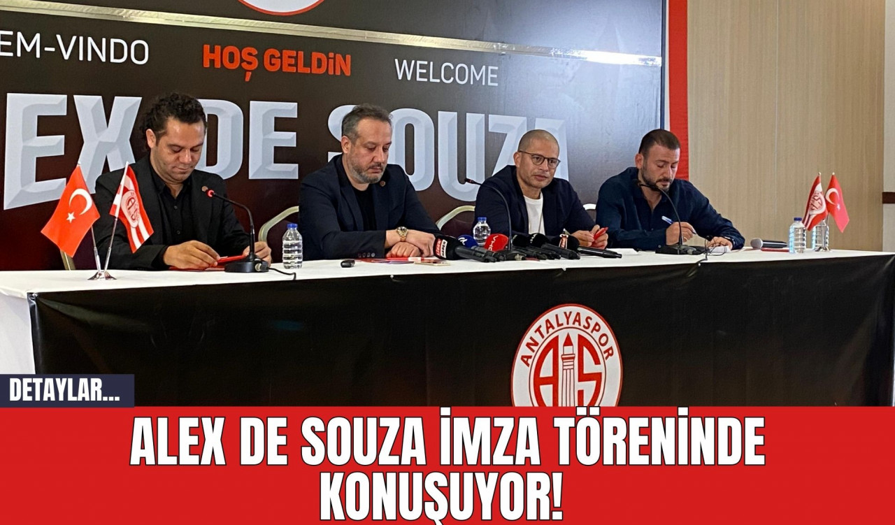 Alex de Souza İmza Töreninde Konuşuyor!