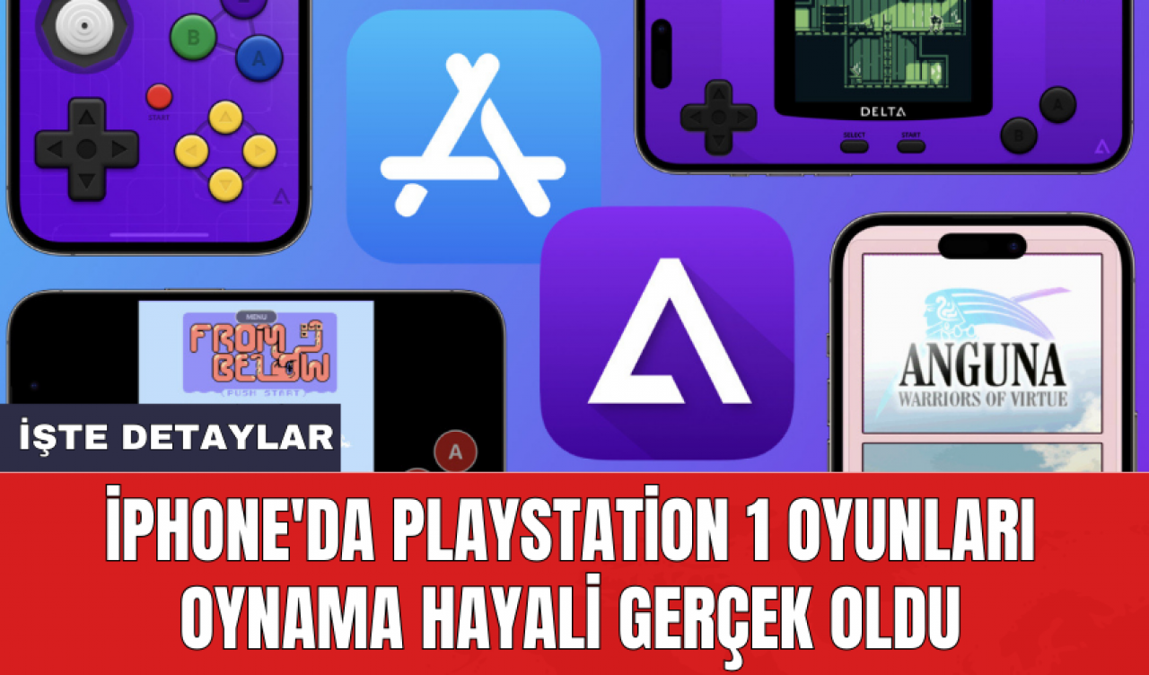 iPhone'da Playstation 1 oyunları oynama hayali gerçek oldu