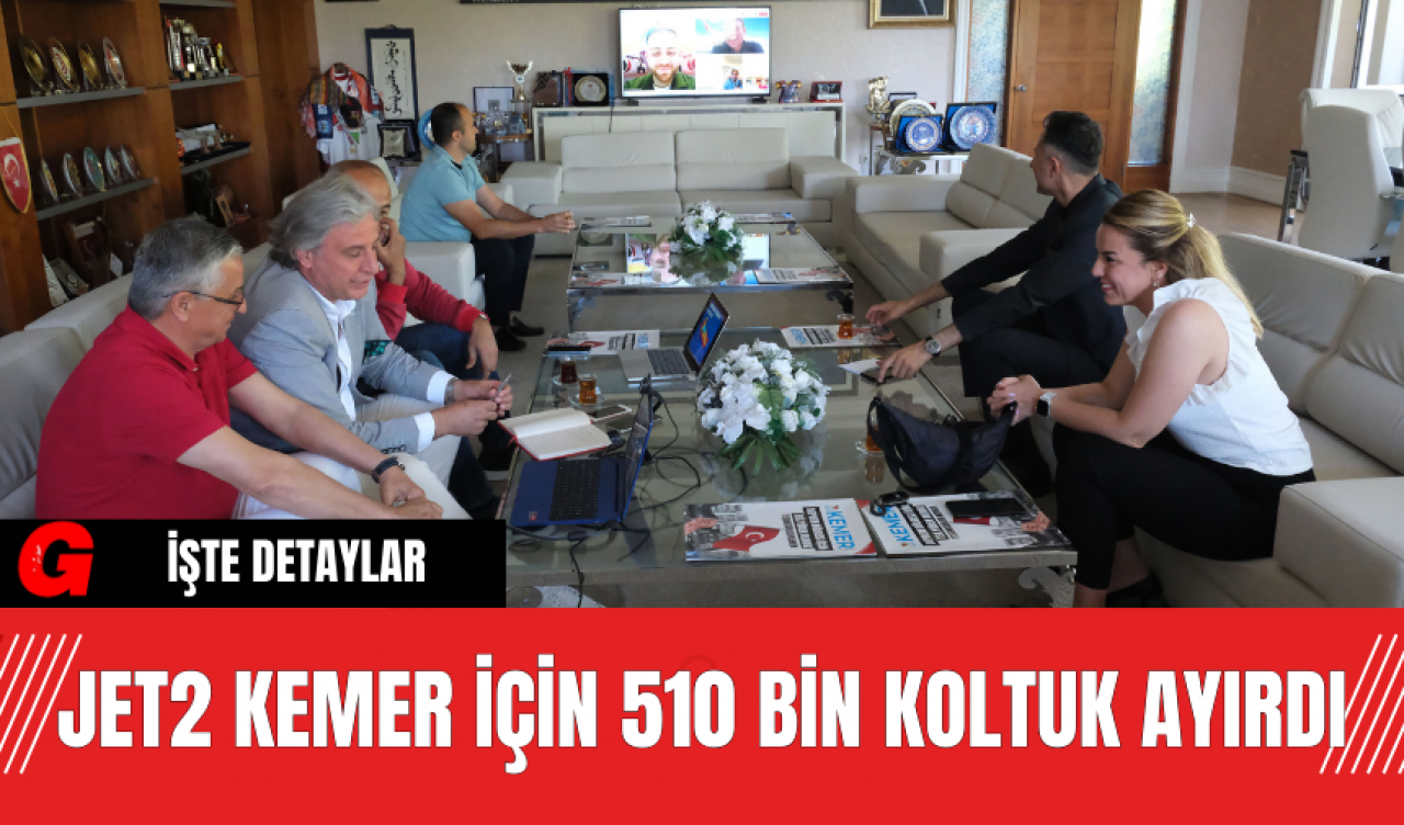 Jet2 Kemer İçin 510 Bin Koltuk Ayırdı