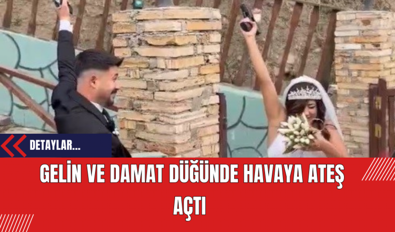 Karabük'te Gelin ve Damat Düğünde Havaya Ateş Açtı