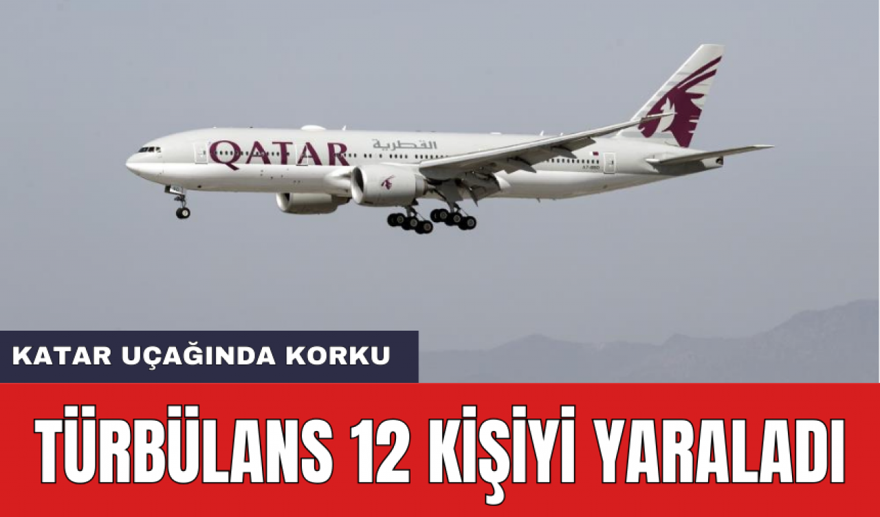 Türbülansa Giren Uçakta Korkunç Anlar! 12 Kişi Yaralandı