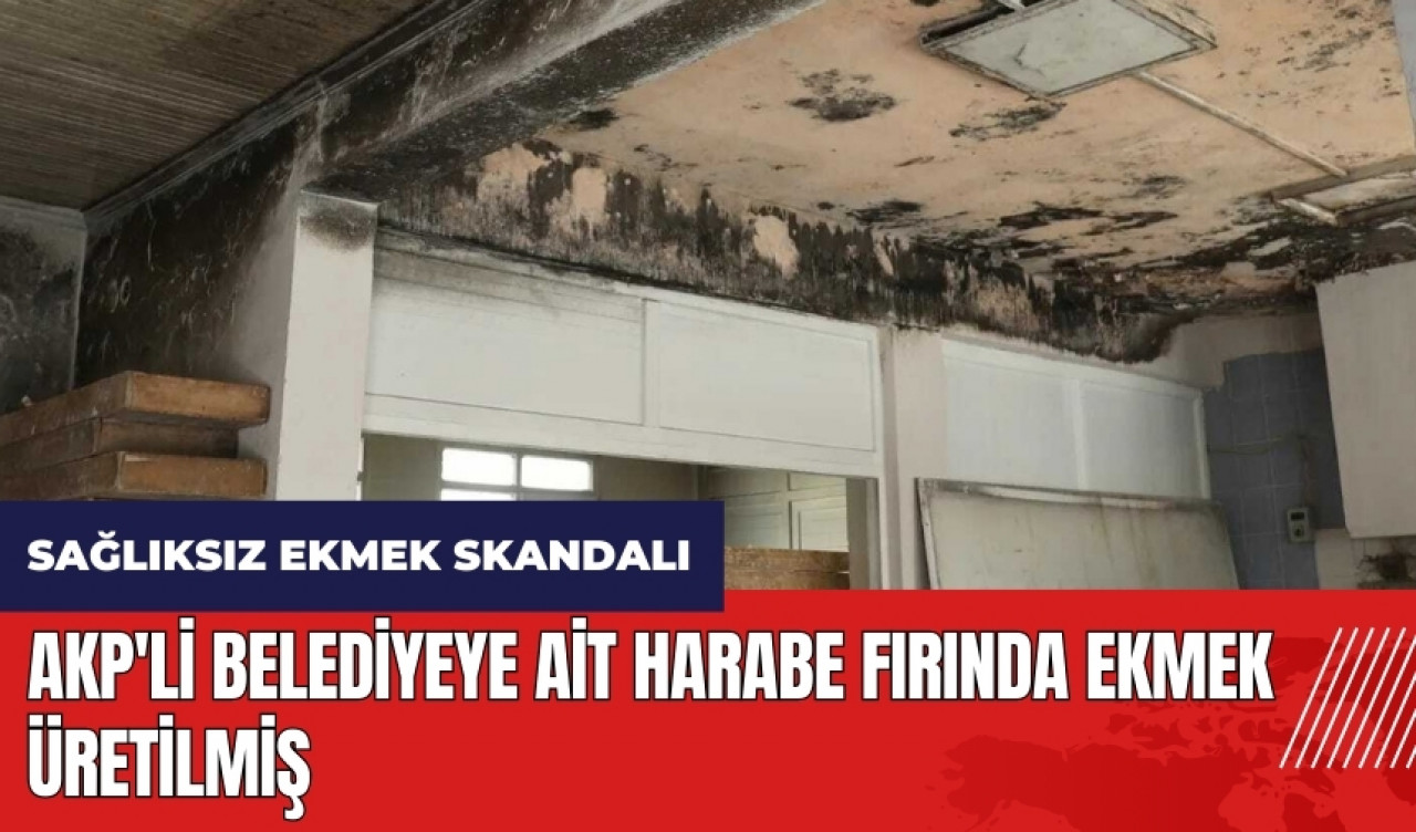 Koçarlı'da sağlıksız ekmek skandalı! AKP'li belediyeye ait harabe fırında ekmek üretilmiş