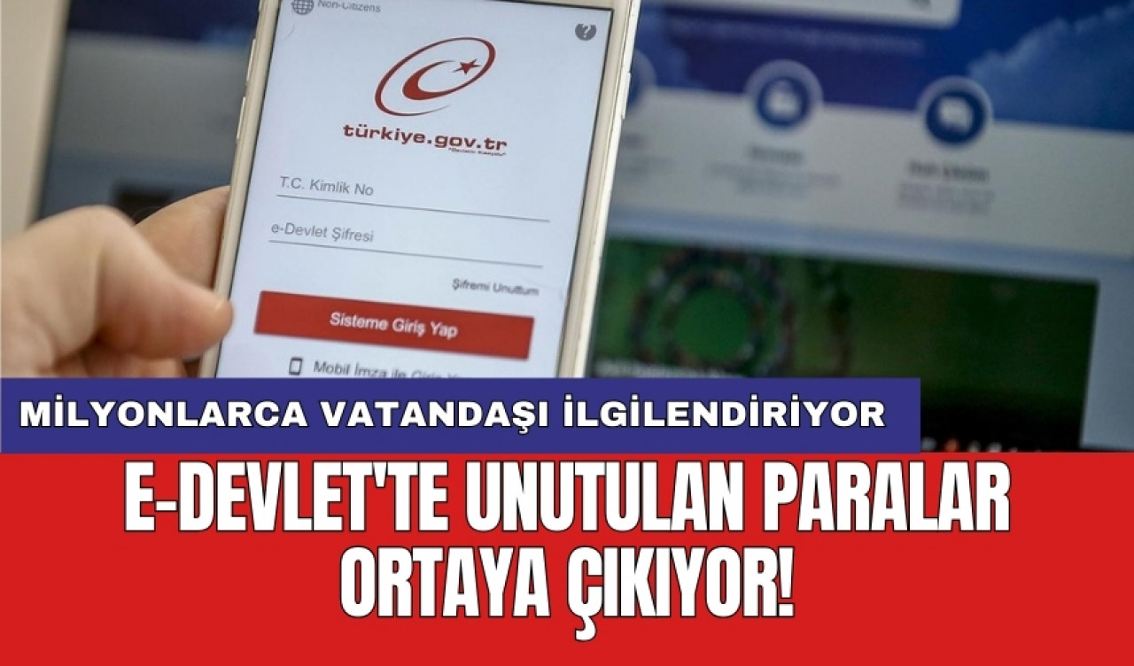 Milyonlarca vatandaşı ilgilendiriyor: e-Devlet'te unutulan paralar ortaya çıkıyor!