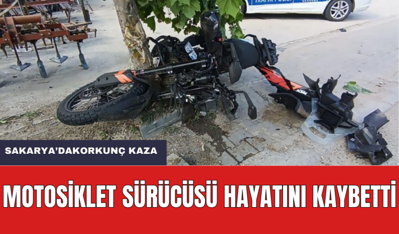 Korkunç Kazada Motosiklet Sürücüsü Hayatını Kaybetti