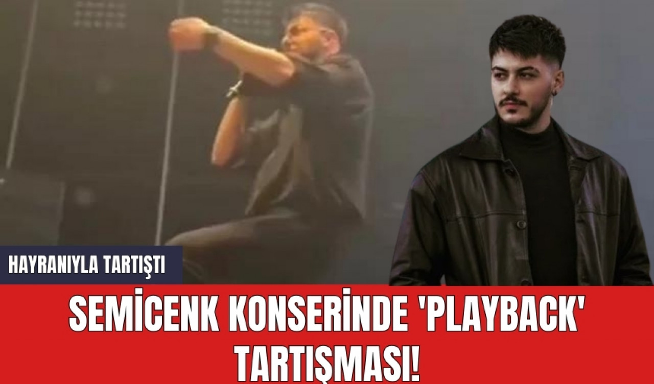 Semicenk konserinde 'Playback' tartışması! İşte o anlar