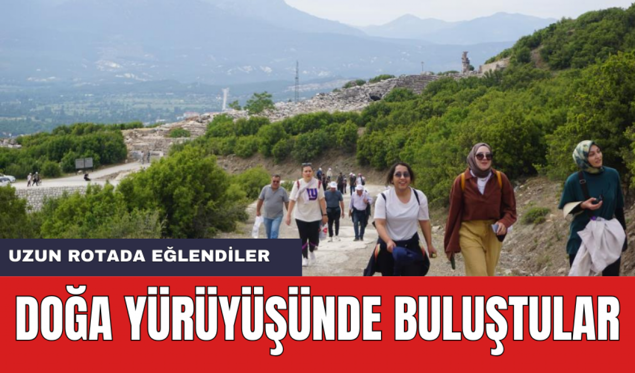 Doğa Yürüyüşünde Buluştular